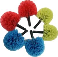 Brosse à tête Cobweb Duster-Brosse à toile d'araignée torsadée pour le nettoyage de la toile en extérieur et en intérieur