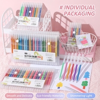 Ensemble de stylos gel à paillettes de 100 couleurs, coffret cadeau ultime pour artistes et journaliers