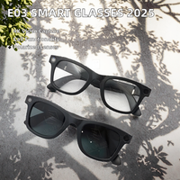 Lunettes Intelligentes E03 800W avec Caméra, Audio BT, Transmission Wi-Fi, Lunettes de Soleil d'Extérieur, Enregistrement Vidéo, Casque Portable Intelligent IA 2025