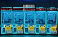 Jeu d'amusement interactif de pêche à la griffe anglaise, machine à grue distributrice de prix à monnayeur, construction métallique durable, pour intérieur