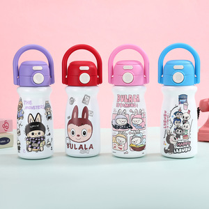 Cartoon Children's Thermos Cup 316 Stainless Steel Pop Up Lid Portable For School Outdoor Use - Product Image 3