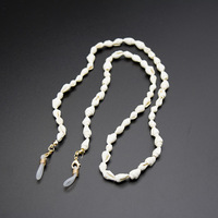 Mode Femmes Lunettes De Lecture Noir Coquille Porte-Lunettes De Soleil Sangle de Cou Corde Ornements Collier Accessoires