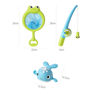 Jouets de <span class=keywords><strong>bain</strong></span> pour bébés, jouets magnétiques pour animaux, pêche, baleine, <span class=keywords><strong>jeu</strong></span> de baignoire, ensemble de jouets pour bambins - Product Image 5