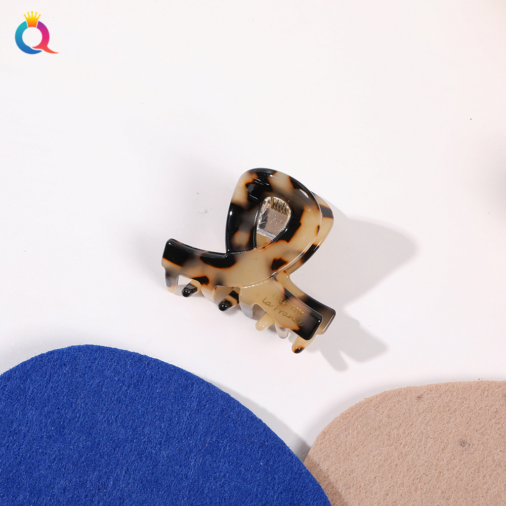 Etichetta acetato oro 4cm guscio di tartaruga a luce incrociata