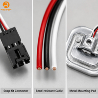 Arnés de cableado OEM 1 a 2 para sensor de celda de carga, con núcleo de cobre, adaptador para sensores de carga de metal dual, conector de terminal de plástico PVC para pesaje