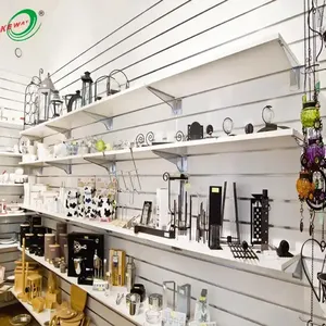 Bán buôn slatwall Panels 18 mét hiển thị đứng <span class=keywords><strong>MDF</strong></span> rãnh <span class=keywords><strong>Board</strong></span> cho cửa hàng cửa hàng - Product Image 6