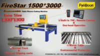 Machine de découpe plasma CNC 1500x3000mm, table 220V, entraînement par pas, haute précision, pour tôles métalliques, fabrication industrielle