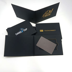 Caja de Regalo para Tarjetas de Visita de Lujo Personalizada, Empaque Plegable con Cierre Magnético, Ranura para Tarjetas de Visita con Impresión en Relieve - Product Image 1