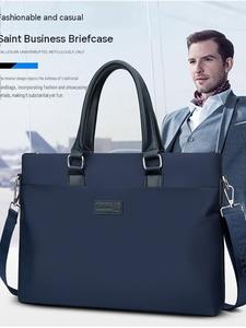 Fashion Waterproof Nylon Travel Briefcase High Quality Large Capacity Handbag with Trim for Shoulder Crossbody <b>Laptop</b> Bag, - Product Image 1
