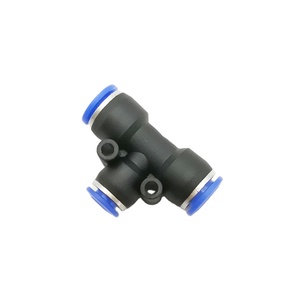 Raccord pneumatique PEG, réduction en T, type T, 3 voies, connexion rapide par glissement, pour tuyau d'air, 4 mm, 6 mm, 8 mm, 6 mm-8 mm, 10-6 mm - Product Image 1