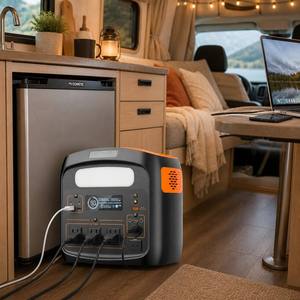 สถานีพลังงานอัจฉริยะ 1200W ช่องเสียบ USB-C PD คู่ 100W 18W 3 ช่องเสียบ AC พร้อมหน้าจอ LCD สำหรับใช้ในบ้านและตั้งแคมป์ - Product Image 3