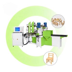 Machine à fraiser automatique double face pour le travail du bois, copieuse de formes, profilatrice à broches pour pieds de chaise - Product Image 5