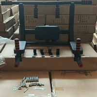 Chaoran Power Tower Wall Mounted Heavy Duty Steel Chin Bar Peralatan Fitness Gym Rumahan dengan Beban 10kg untuk Latihan Seluruh Tubuh