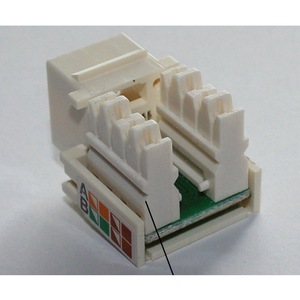 Module RJ45 Connecteur Ethernet Cat5e Module réseau à montage sur panneau de type 86 - Product Image 1