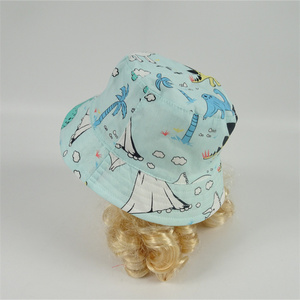 Oeoktex Class 1 Annex 6 Certificate Custom Kids Cotton <strong>Dinosaur</strong> Print Summer Bucket <strong>Hat</strong> - Product Image 6