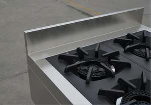 Cuisinière à gaz commerciale Kingbetter autoportante en acier inoxydable de style chinois à 8 brûleurs avec une puissance de 5 kW et une certification CE - Product Image 4