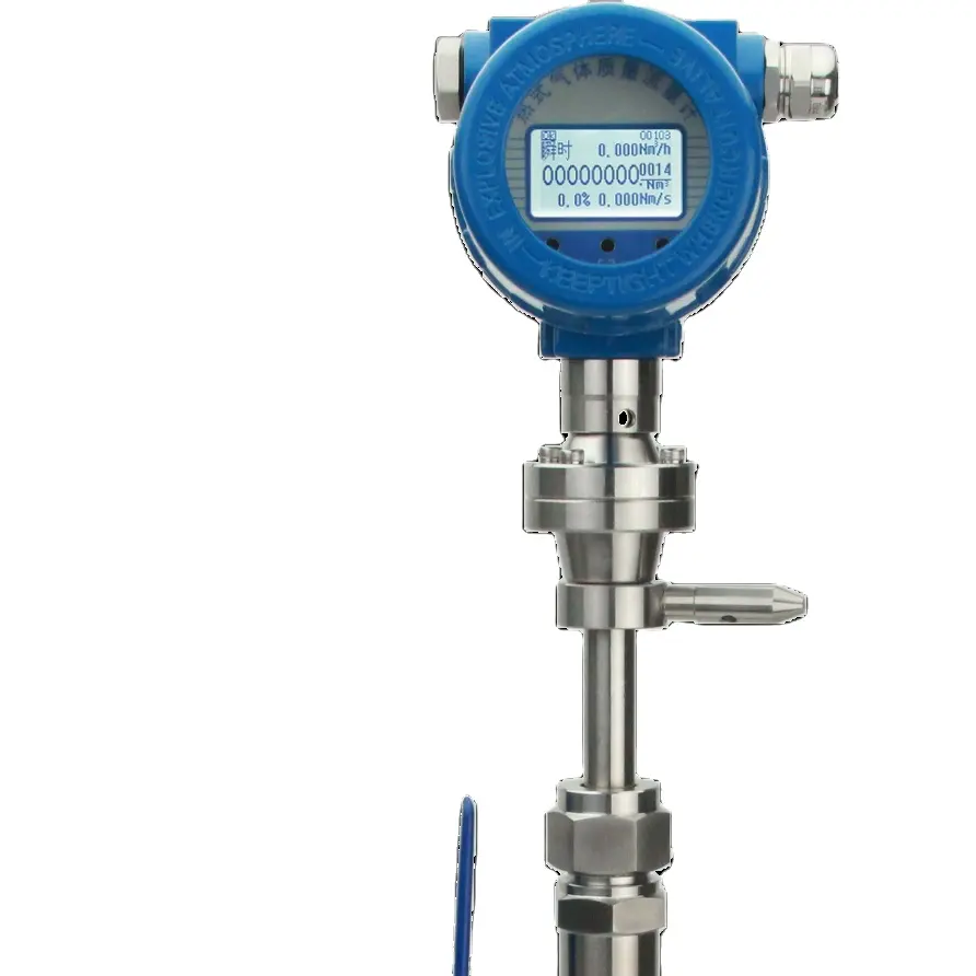 Pengontrol Vav, penjepit meter digital, sensor aliran udara untuk pengukur aliran massa gas termal hypressure