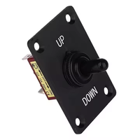12V 15A panneaux d'interrupteur à bascule marin 3 broches onglet de garniture marche/momentané haut vers le bas interrupteur à bascule pour bateau IP67 niveau tension maximale 24V