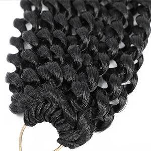 Extensiones de Cabello Trenzado Sintético Pre-Enlazado Passion Twist de 22 Pulgadas, Color Negro Teñido, Suave, 16 Mechones, 100g, Venta Directa de Fábrica - Product Image 2