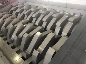 <span class=keywords><strong>Sevenstars</strong></span> GL800 modelo 500 kg/h máquina trituradora de doble eje para tambores grandes de HDPE PP cesta barril azul a la venta - Product Image 6