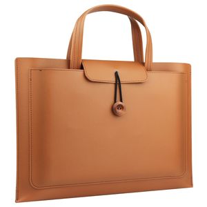 Housse d'ordinateur portable simple et imperméable en cuir PU, <span class=keywords><strong>pochette</strong></span> d'enveloppe, mallette pour femmes et hommes - Product Image 2