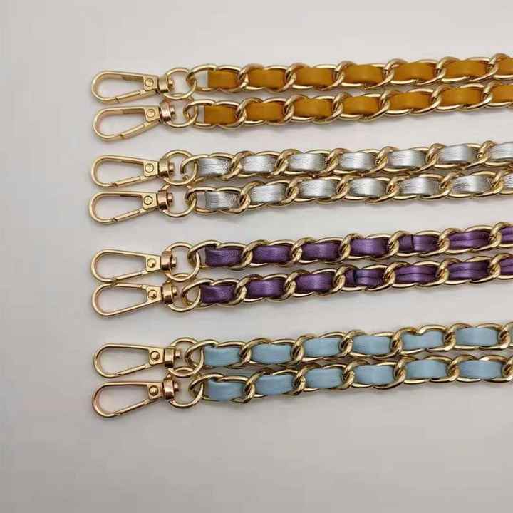 Custom 8Mm Metal Color Chains Fit Through Genuine Leather or Real Pu for Cross-Body Handbag and Purse Handle Shoulder Bag Strap