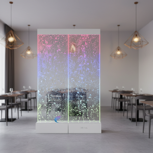 Meuble bibliothèque en acrylique le plus vendu avec éclairage LED, meuble de chambre, décoration intérieure, meuble à vin, séparateur de pièce, décoration murale - Product Image 1