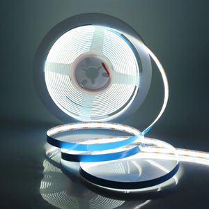 Tira de <span class=keywords><strong>Led</strong></span> COB de alto brillo, 12V, 24V, 320Leds, blanco, 3000K, 4500K, 6500K, Control remoto de botones, tira de luz <span class=keywords><strong>Led</strong></span> COB Flexible - Product Image 6
