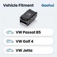 Sakelar Jendela Tenaga Satu Tombol OE 3B0 959 855 B untuk VW Passat B5 Sisi Penumpang