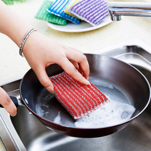 Non Stick Thickened Scouring Pad Rectangle Pot Scrubber Kitchen Cleaning Tool - Product Image 1