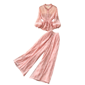 Conjunto Elegante de 2 Piezas para <span class=keywords><strong>Mujer</strong></span>, Otoño 2026, Top y Pantalones Deportivos, Venta al Por Mayor - Product Image 5