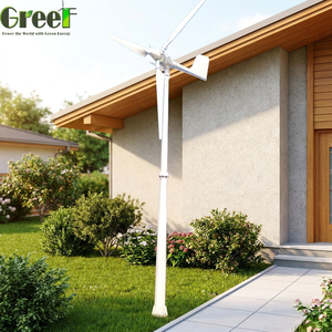 Generador Eólico Residencial de 5kw 10kW 48V 240V con Control de Paso Variable, Sistema de Generación de Energía Gratuita para el Hogar - Product Image 1