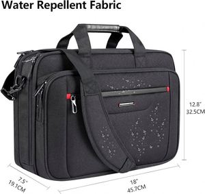 Échantillon gratuit, logo personnalisé, vente en gros, housse d'ordinateur portable durable, imperméable, sac d'ordinateur portable portable, sac d'affaires pour femmes et hommes - Product Image 2