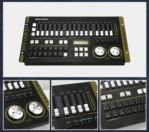 Consola Profesional de Control DMX 384 30 Chase para Equipos de Escenario e Iluminación, Eventos de <span class=keywords><strong>DJ</strong></span> y Bodas - Product Image 2