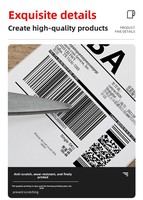 Etiqueta Adhesiva Térmica Ecológica Impermeable para Clasificación de Archivos de Oficina