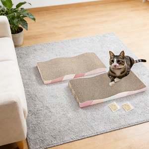 Vente en gros de papier ondulé cataire Griffoir interactif pour chat en carton pour griffoir pour chat/ - Product Image 1