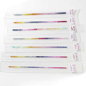 Princess Cut 2.5mm <strong>Synthetic</strong> <strong>Corundum</strong> Rainbow Sapphire <strong>Ruby</strong> Loose Gemstones Stones - Product Image 6