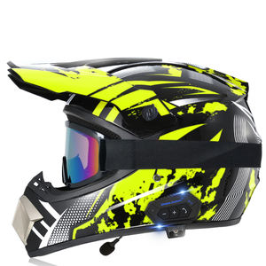 <span class=keywords><strong>Casco</strong></span> de Motocicleta Todoterreno Mejorado Aprobado por VIRTUE DOT con Auriculares <span class=keywords><strong>Bluetooth</strong></span> Integrados, Venta al por Mayor desde China - Product Image 2