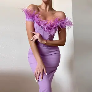 Falda sin tirantes para fiesta de otoño, vestido adelgazante de cadera