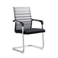 Chaise de bureau en maille pour réunion, chaise d'ordinateur moderne, ensemble table et chaises de conférence simple, mobilier personnalisable en usine, vente en gros
