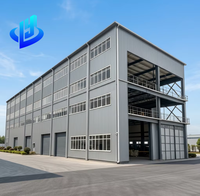 Immeubles de bureaux préfabriqués de luxe à plusieurs étages en structure métallique, avec planchers préfabriqués en acier