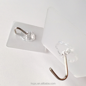 Dính tường nhà bếp móc nhiệm vụ nặng nề trong suốt liền mạch móc tiện ích khăn tắm cửa sổ văn phòng dính kim loại móc - Product Image 3