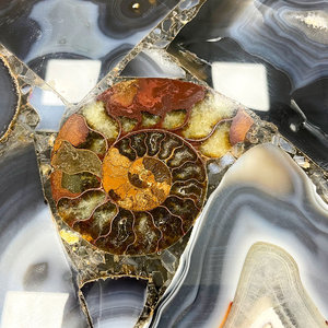 High End Manufacturer Gold Small Copper Agate Stone Top Side <b>Coffee</b> <b>Table</b> Green Luxury Modern <b>Coffee</b> End <b>Table</b> DC-VISIONNAIRE-02 - Product Image 5