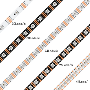Địa chỉ pixel LED dải ánh sáng ws2811 ws2812b ws2815 60Led/96led/144led/M DC5V 12V IP20 IP65 IP67 hộp đêm tùy chỉnh - Product Image 4