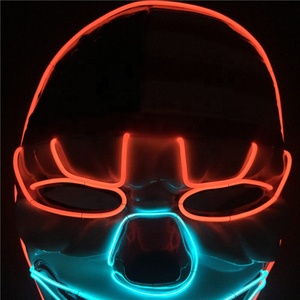 Nuevo diseño, Popular Cosplay luminosa miedo <span class=keywords><strong>diablo</strong></span> <span class=keywords><strong>Halloween</strong></span> resplandor máscara - Product Image 5
