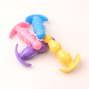 ปลั๊กเสียบก้นรูปดอกเดซี่แบบลูกปัดลอยได้ ทำจาก TPE นุ่ม สีสันสี่สี สำหรับผู้ใหญ่ - Product Image 3