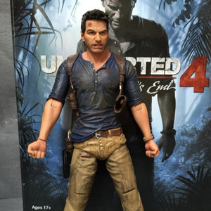 Figurine d'action en plastique de 7 pouces Nathan Drake de Uncharted 4 Thieves End, modèle de jouet électronique fait main - Product Image 2