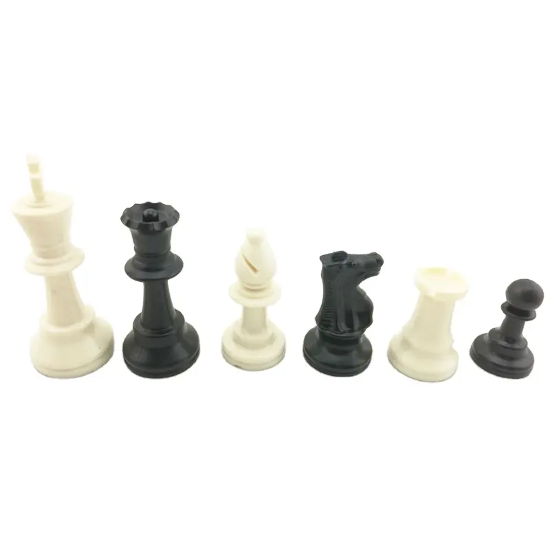 उच्च गुणवत्ता पुनश्च प्लास्टिक शतरंज टुकड़े 7.6cm राजा ऊंचाई piezas डे ajedrez शतरंज टुकड़े निर्माताओं