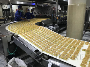 Ligne de production de gâteaux industriels, machines de fabrication, chocolat aux noix et aux amandes, peut produire des gâteaux anciens et sans sucre - Product Image 4