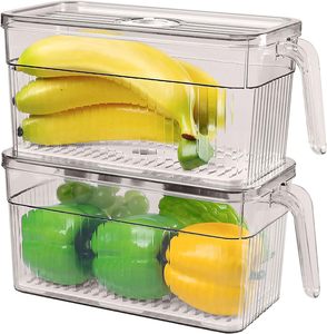 Contenedor Organizador para Refrigerador, Ecológico, Hermético, de Plástico PET, con Protección Antibacteriana de Iones de Plata, Diseño Desmontable - Product Image 4